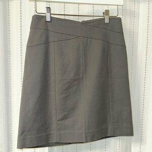 Banana Republic light Charcoal grey A-Line Skirt